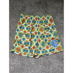 Eric Emanuel Mesh Basketball Shorts Groovy Green Size Large